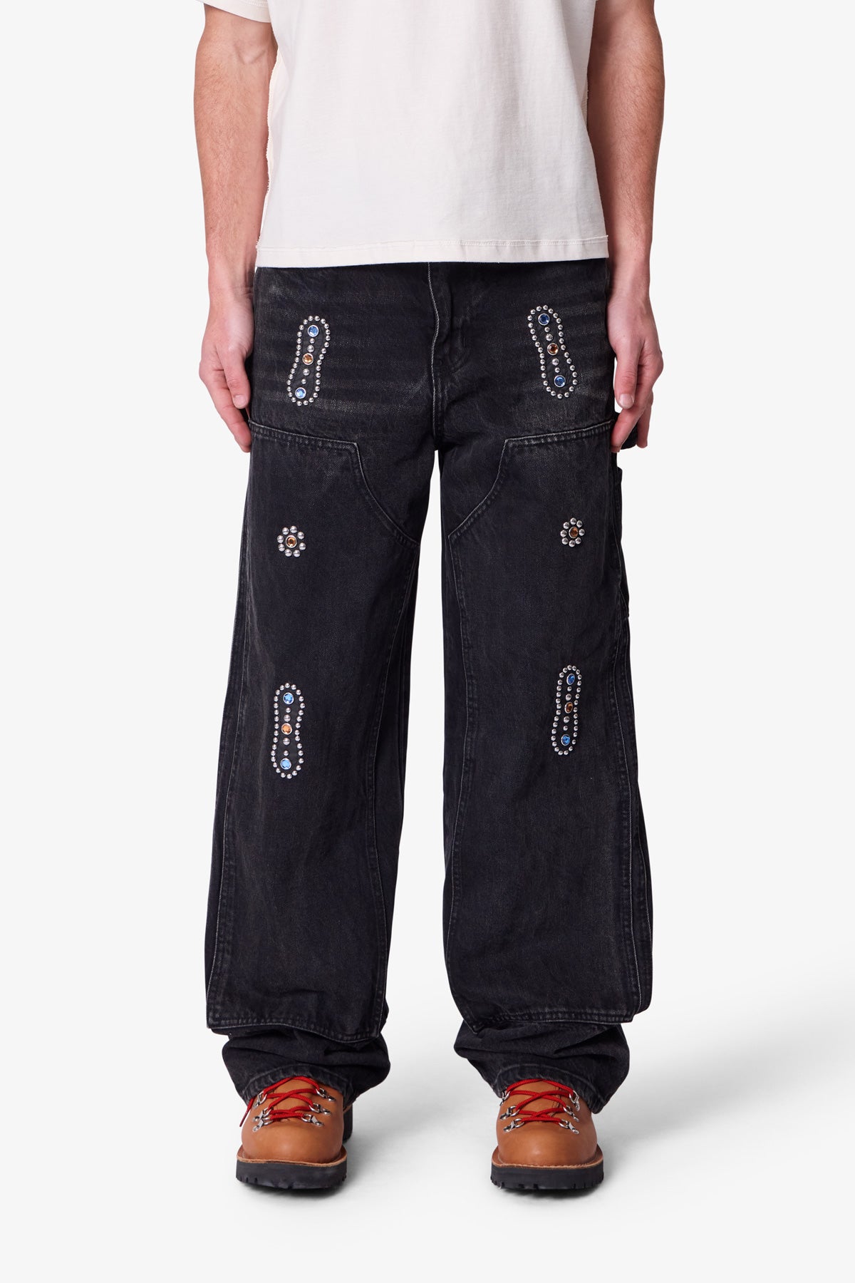 V734 Western Jewel Denim - Washed Black
